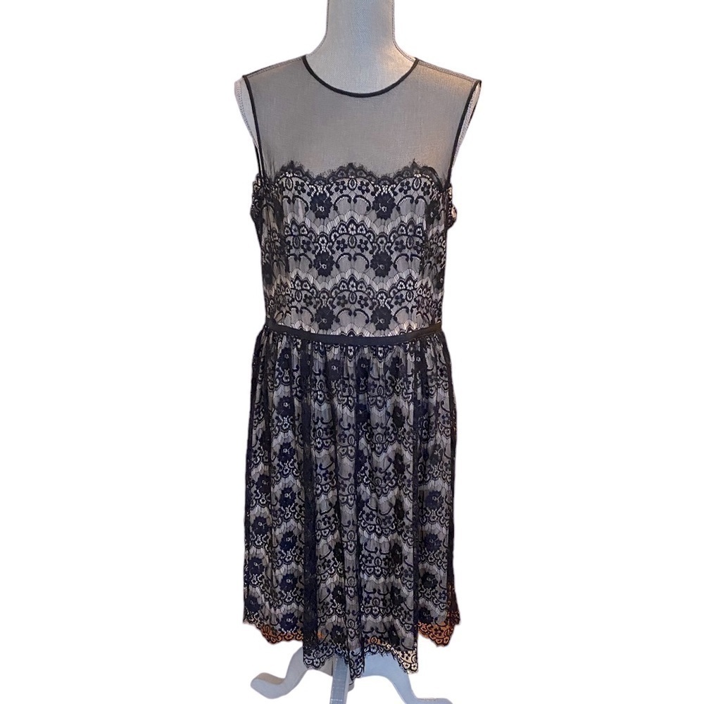 Tracy London Black Lace Dress l Women’s Size 14 Cocktail Dress l 0720
